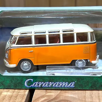 Vintage Volkswagen VW Samba Bus Cararama 1:43 Scale Diecast Van - Free Shipping! • $49.88