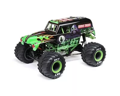 Losi 1/18 Mini LMT 4X4 Brushed Monster Truck RTR Grave Digger LOS01026T1 • $269.99