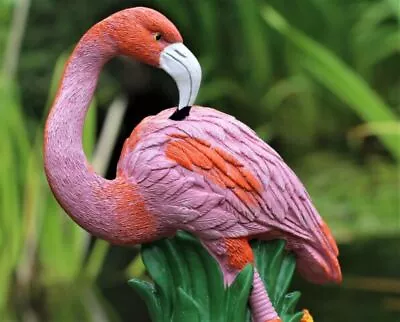 Garden Ornaments Flamingo Solar Powered Light Up LED Decor  Patio • £15.95