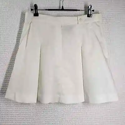 Vintage Tail Tennis Skirt Womens 8 Pleated Mini White Preppy Pockets Sportswear • $24.99