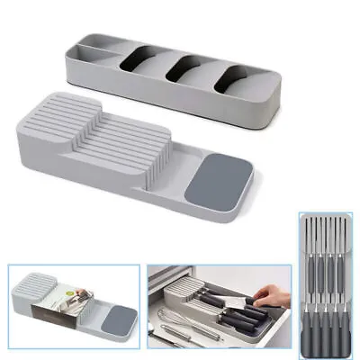 £10.59 • Buy Compact Cutlery Organiser Utensil Drawer Tray Cutlery Insert Kitchen Tidy Holder