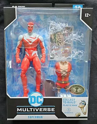 McFarlane Toys DC Multiverse Superman Red CHASE MINT + Rare  Platinum Edition NR • $31