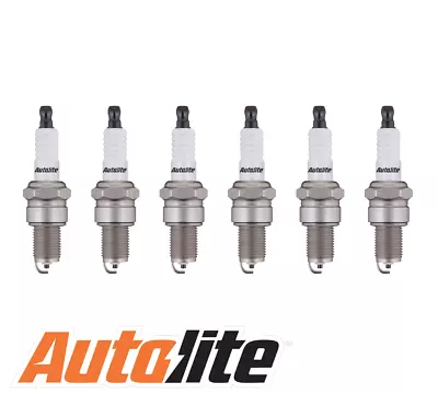 AUTOLITE COPPER SPARK PLUGS - For Chrysler Valiant SV 3.7L 6 Cyl (225 Slant) • $46.11