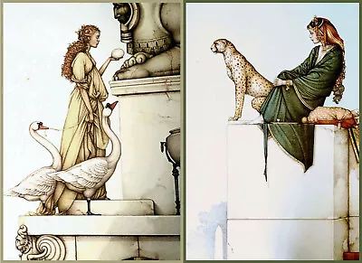 Michael Parkes PERSEPOLIS + THE RIDDLE: Unframed & SOLD OUT 1 Owner Save $2100 • $3795