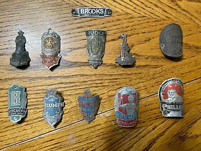 Vintage Bicycle Head Badge Lot England • $35