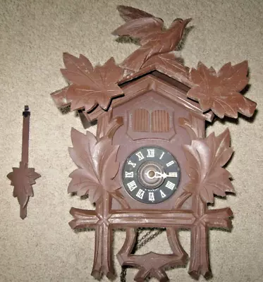 Vintage Black Forest German Cuckoo Clock MUSICAL - Parts Or Repair • $44.99