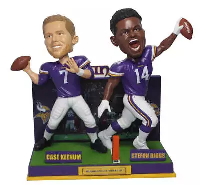 Minneapolis Miracle Case Keenum To Stefon Diggs Minnesota Vikings Bobblehead NFL • $60