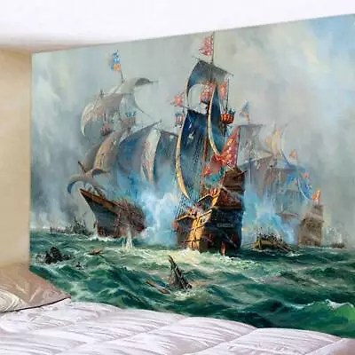 Extra Large Tapestry Wall Hanging Medieval Spanish Armada Fabric Art Posters • $13.36