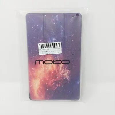 MoKo Case For Amazon Fire 7 2019 Space Galaxy Protective Folio Carrying • $10