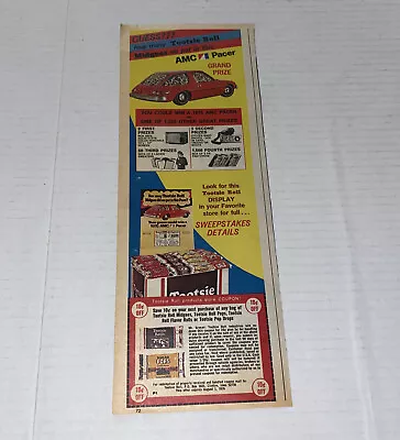 Vintage 1970s Tootsie Roll Print AD AMC Pacer EXP Contest Candy Clinton IA 1976 • $13.99