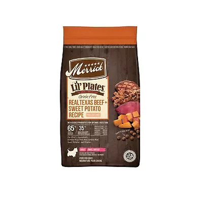 Merrick Lil’ Plates Premium Grain Free Dry Dog Food For Small Dogs Real T • $75.99