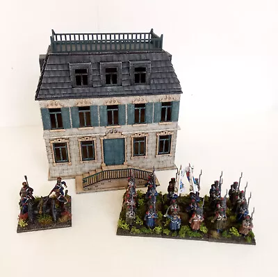 NAPOLEONIC CHATEAU  -  28mm  - ASSEMBLED MDF & PAINTED TO COLLECTOR'S STANDARD • £98