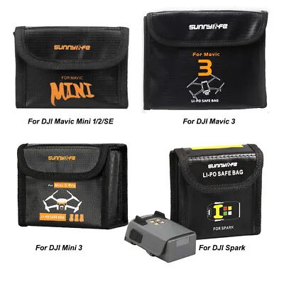 $13.99 • Buy LiPo Battery Protective Pack Storage Bag Explosion-Proof Case For DJI Drone