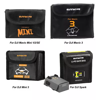 $13.99 • Buy LiPo Battery Protective Pack Storage Bag Explosion-Proof Case For DJI Drone