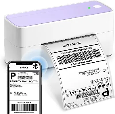 Thermal Label Printer WiFi/Bluetooth/USB 4x6 Shipping Label For Royal Mail Lot • £16.99