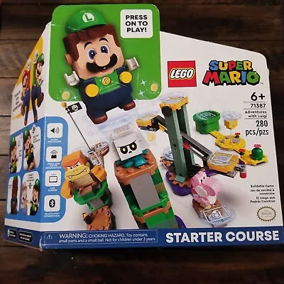 LEGO Super Mario 71387 Adventures With Luigi Starter Course Sealed (NEW)  • $54.99