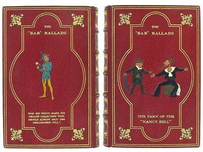 The Bab Ballads By W.S. Gilbert 1932 Signed Inlaid Riviere Binding • $1985