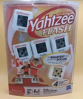 YAHTZEE FLASH Brand New 4 Fast Electronic Games POKER MAX PASS WILD By Hasbro • $25.68