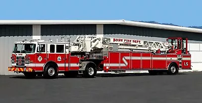 Idaho Photo Set Of (12)  Boise & Meridian FDs  Fire Apparatus 4x6 Prints • $25
