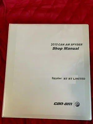 2010 Can-Am Spyder RT RT-S Motorcycle Trike Service Manual Book • $51.60