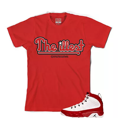 Tee To Match Air Jordan Retro 9 Gym Red Sneakers. The ILLest Gym Red Tee  • $26.25