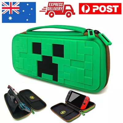 For Nintendo Switch Hard Case Minecraft Protective Hard Travel Carry Case Pouch • $22.90