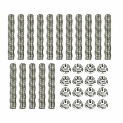 Stainless Steel Exhaust Manifold Stud Nuts Kit For Ford 4.6L 5.4L Liter V8 16pcs • $10.43