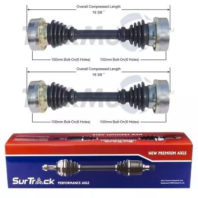 SurTrack Pair Set 2 Rear CV Axle Shafts For Volkswagen Thing 1973-1974 With IRS • $123.95