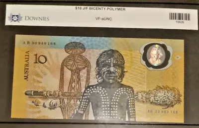 Australia 1988 Aboriginal $10 Polymer Banknote VF-aUNC • $17.50