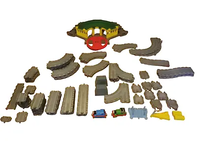 Large Bundle Of Take N Play Track With Tidmouth Sheds Thomas & Percy Trains • £18.95