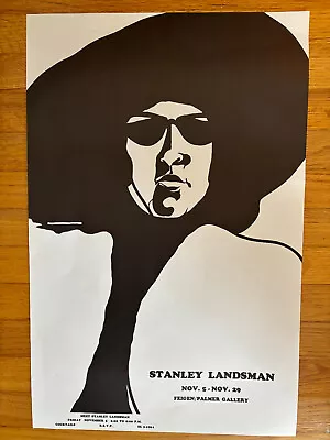 STANLEY LANDSMAN 1968 Exhibition Poster Feigen/Palmer Gallery Los Angeles PST • $199.99