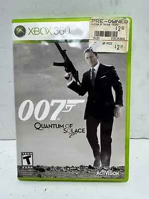 James Bond 007: Quantum Of Solace (Microsoft Xbox 360 2008) • $3.91