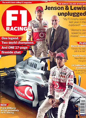 F1 Racing Magazine  - April 2011 - Jenson & Lewis Unplugged • £3.99