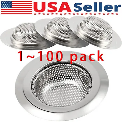 4.5  Kitchen Sink Strainer Stopper Stainless Steel Drain Basket Waste Plug • $132