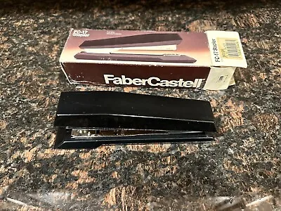 Vintage FABER-CASTELL FC-17 Black Office STAPLER Made In Sweden Nice! • $19.99
