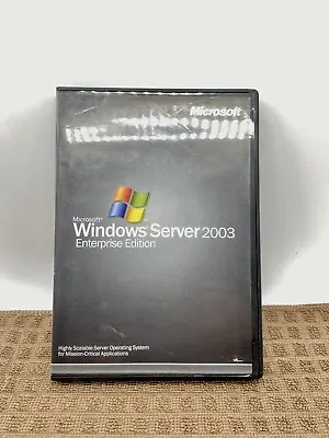 Microsoft Windows Server 2003 Enterprise X86 25 CAL RETAIL Commercial P72-00001 • $159.99