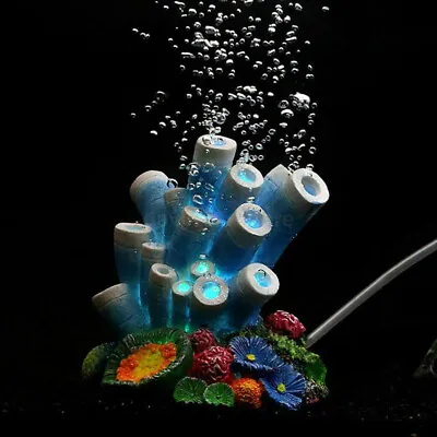 $37.59 • Buy Aquarium Fish Tank Air Bubble Stone Coral Pump Oxygen Ornament Decor Accessories