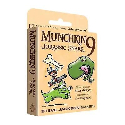 Munchkin 9: Jurassic Snark 112 Card Game Expansion Steve Jackson Games Booster • $20.79