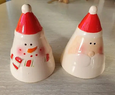 £8 • Buy Delightful Santa & Snowman Salt And Pepper Cruet Set