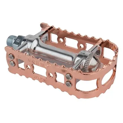 MKS Reissued BM-7 BMX Bicycle Pedals  - 9/16  - COPPER • $56.99