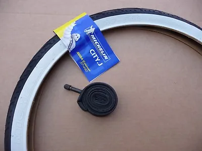 TYRE 500a Michelin City Tread Whitewall Tyres (37-440) Bike Bicycle Trike Cycle • $18.64