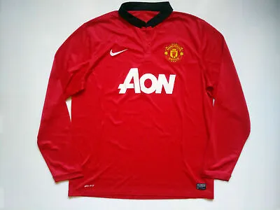 * Manchester United Home 2013/14 Football Shirt Size XL Long Sleeves • $74.69