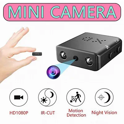 1080P Mini Hidden Spy Camera HD Micro Security Cam Night Vision #T • $18.59