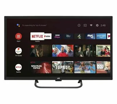 £130 • Buy Jvc Lt-32ca690 Android Tv 32  Smart Hd Ready Led Wifi Tv Google Assistant Hdmi