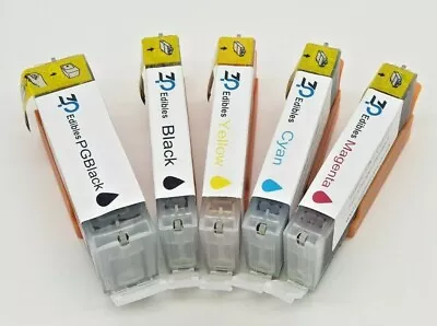 ZP Edible Ink Cartridges Set Of 5 PGI-550 XL CLI-551 For Canon IX6850 Printer  • £21.50