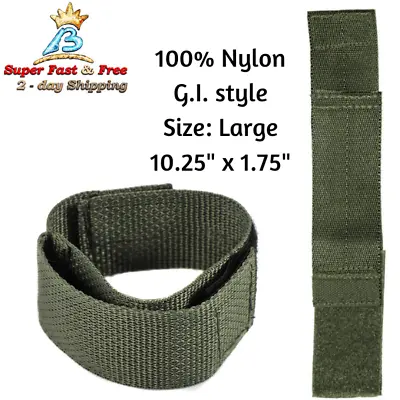 Military Tactical Covered Watch Band Wide Protection Strap Watchband Foliage • $20.02