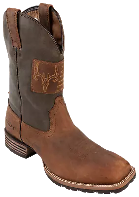 Ariat Hybrid Patriot Country Western Boots For Men - Brown Bomber - 10.5M • $126