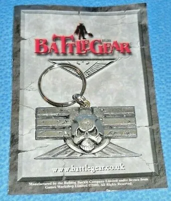 Warhammer 40k Imperial Guard Key-chain Badge Metal OOP - Bulldog Battlegear Icon • £48.26