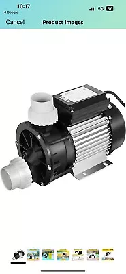  Water Pump 1HP 750W Whirlpool Circulation Pump SPA Pump 365 L/Min Hot Tub Pump  • $45