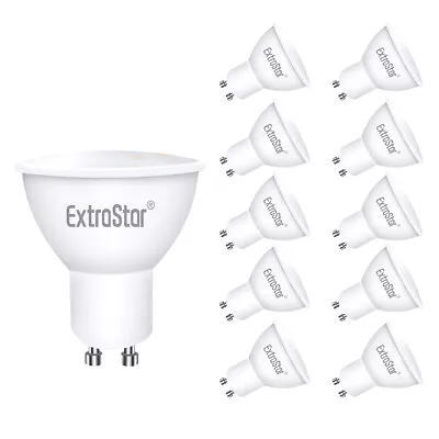 10 X 5W 6W GU10 LED Bulbs Spotlight Lamps Warm Cool Day White Down Lights 240V • £12.99